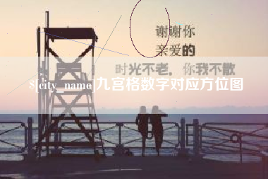 九宫格数字对应方位图