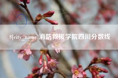 消防救援学院四川分数线