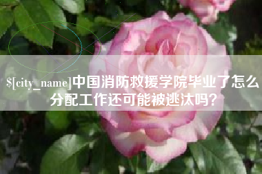中国消防救援学院毕业了怎么分配工作还可能被逃汰吗？
