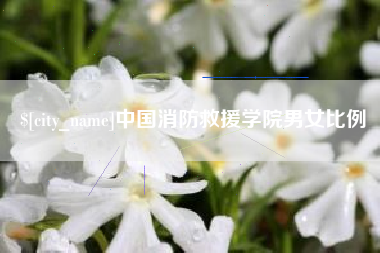 中国消防救援学院男女比例