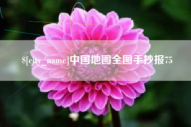 中国地图全图手抄报75