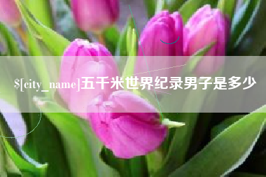五千米世界纪录男子是多少