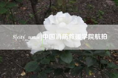 中国消防救援学院航拍