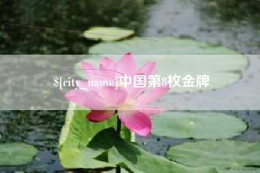 中国第8枚金牌